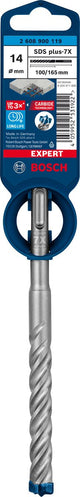Bosch accessoires expert sds plus-7x marteau perforateur 14 x 100 x 165 mm - 1 pièce(s) - 2608900119