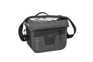 Nouveau Looxs Varo Handlebar Bag - Waterproof Nylon - Grey - Bicycle