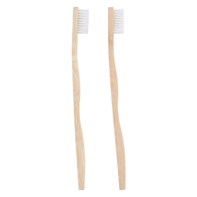 Brosse à dents en bambou, 2 pcs.