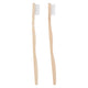 Brosse à dents en bambou, 2 pcs.