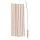 Pailles en bambou, 9 pcs.