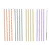 Pailles réutilisables avec brosse, 25 pcs.
