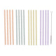 Pailles réutilisables avec brosse, 25 pcs.