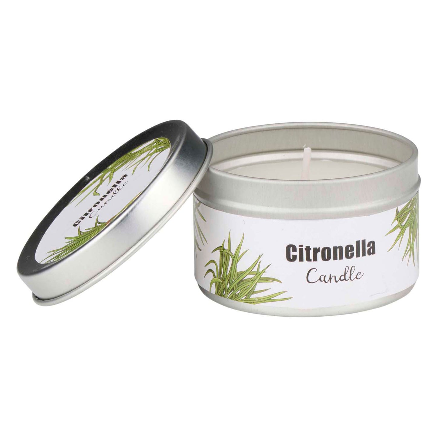 Bougie à la citronnelle à l'extérieur