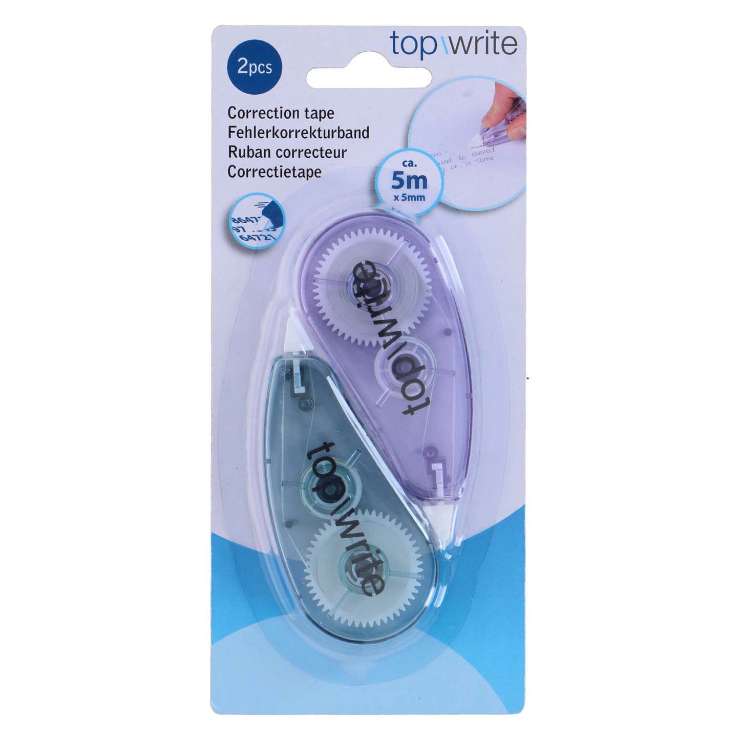 Ruban correcteur 5m, 2pcs.