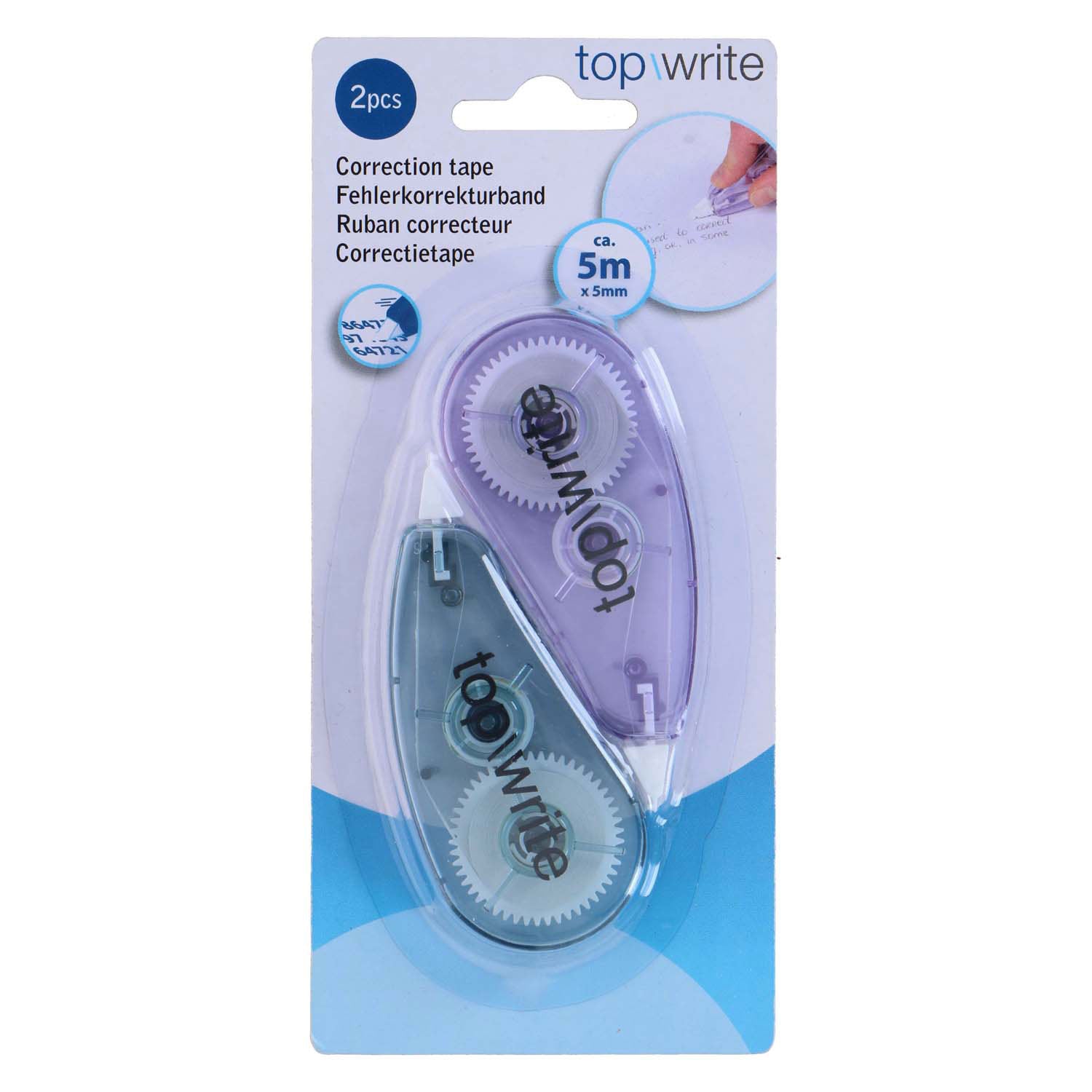 Ruban correcteur 5m, 2pcs.