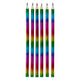 Crayons de couleur arc-en-ciel 4 en 1, 6 pcs.
