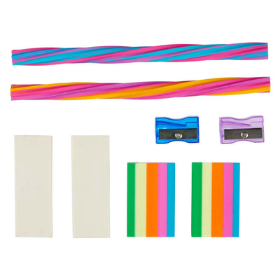 Ensemble gomme et taille-crayon, 8 pcs.