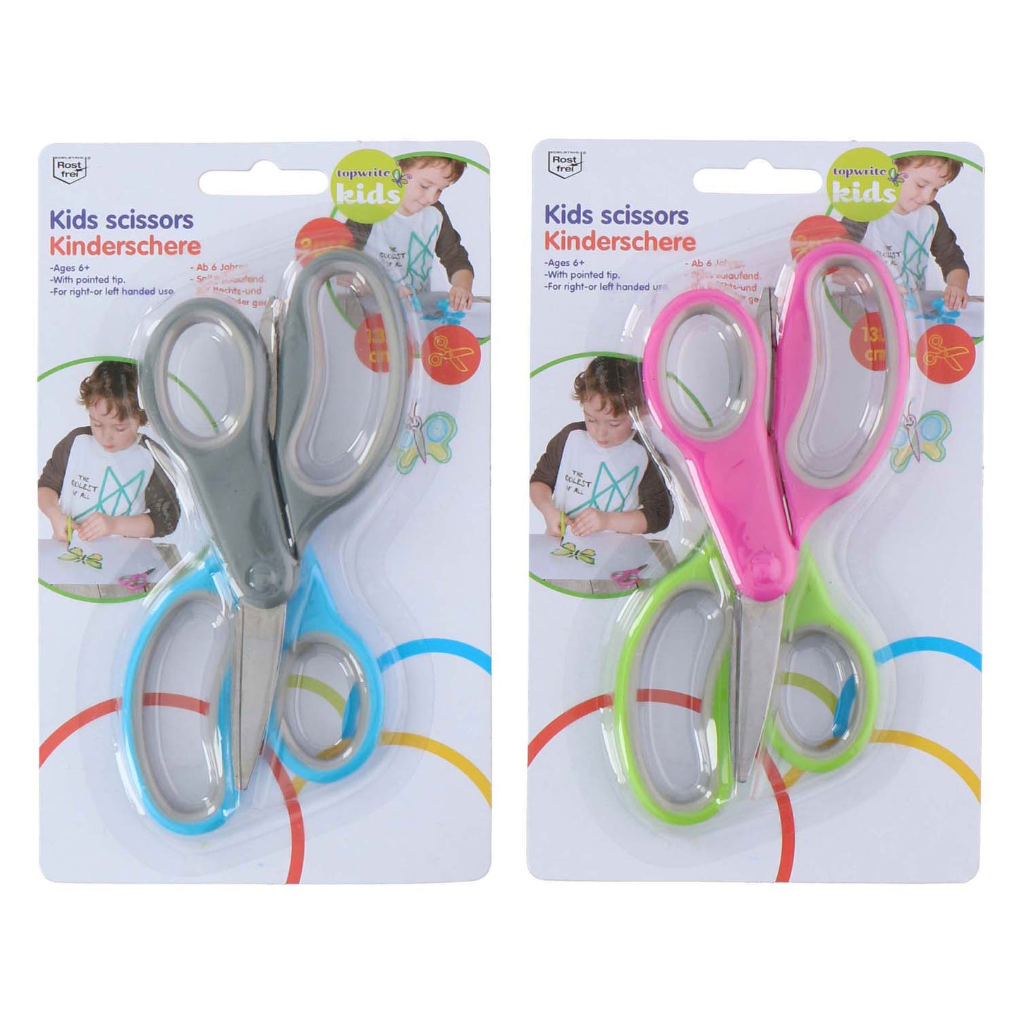 Ciseaux artisanaux pour enfants, 2 pcs.