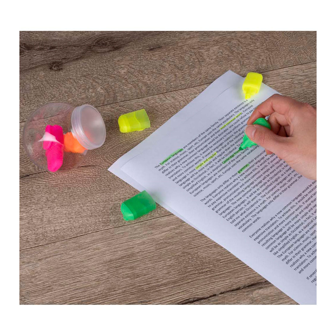 Surligneur mini, 4 pcs