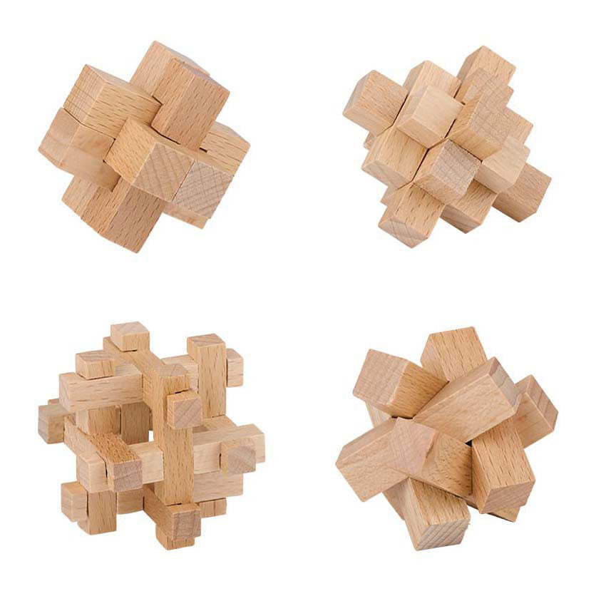 Puzzle cérébral en bois