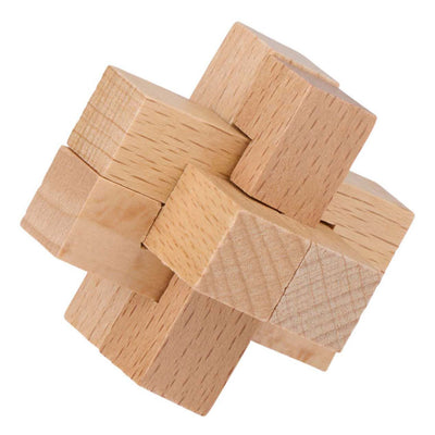 Puzzle cérébral en bois