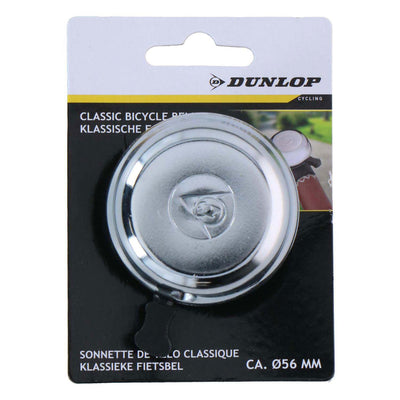 Cloche de vélo classique en argent