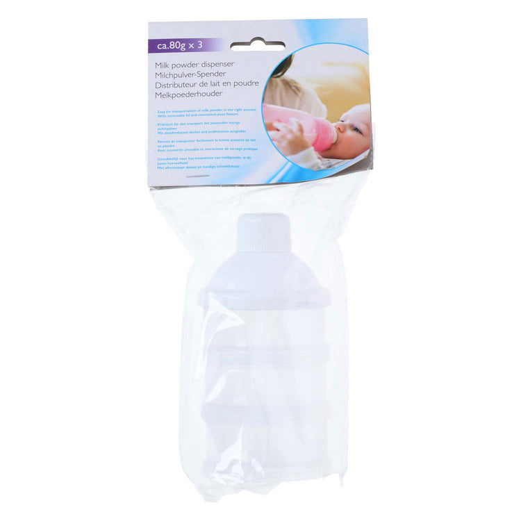 Récipients de lait en poudre, 3 pcs.