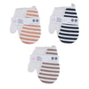 Rayures des gants de bain