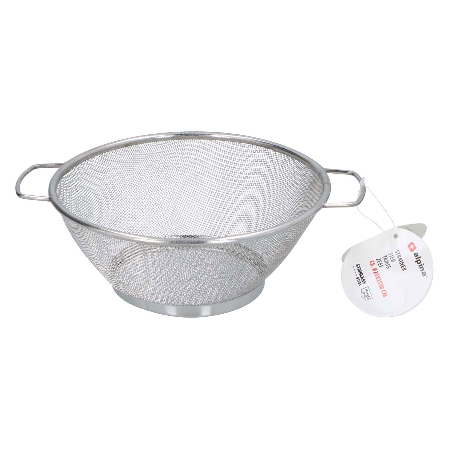 Alpina tamis en acier inoxydable 25 cm