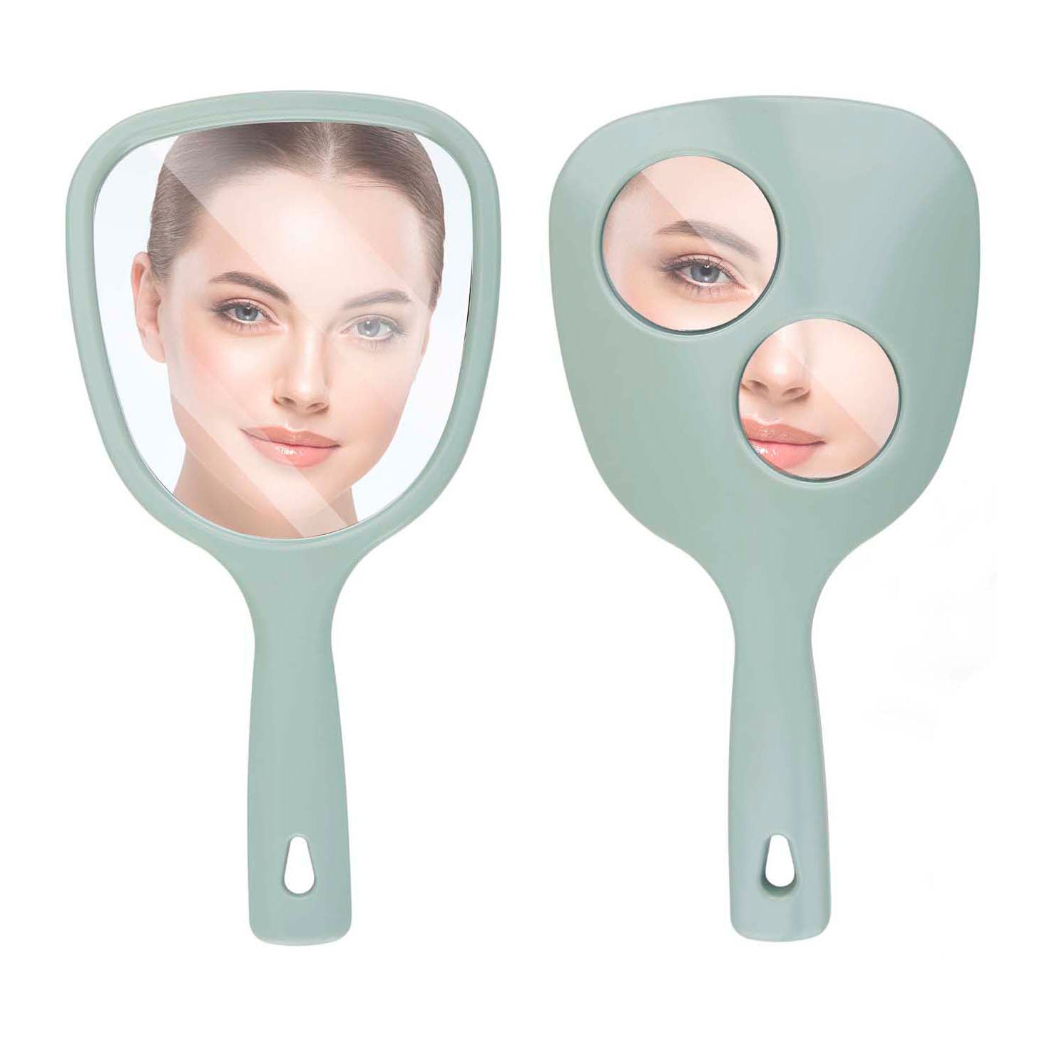 Miroir à main 3-en-1