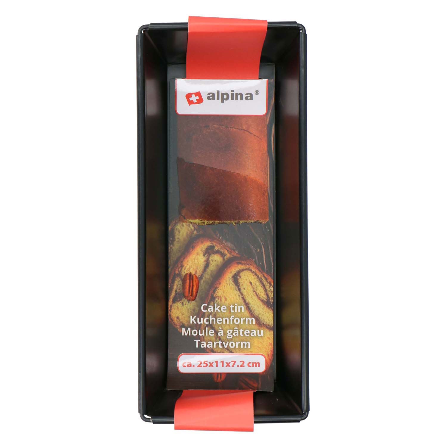 Forme de gâteau alpina 25x11x7,2 cm noir