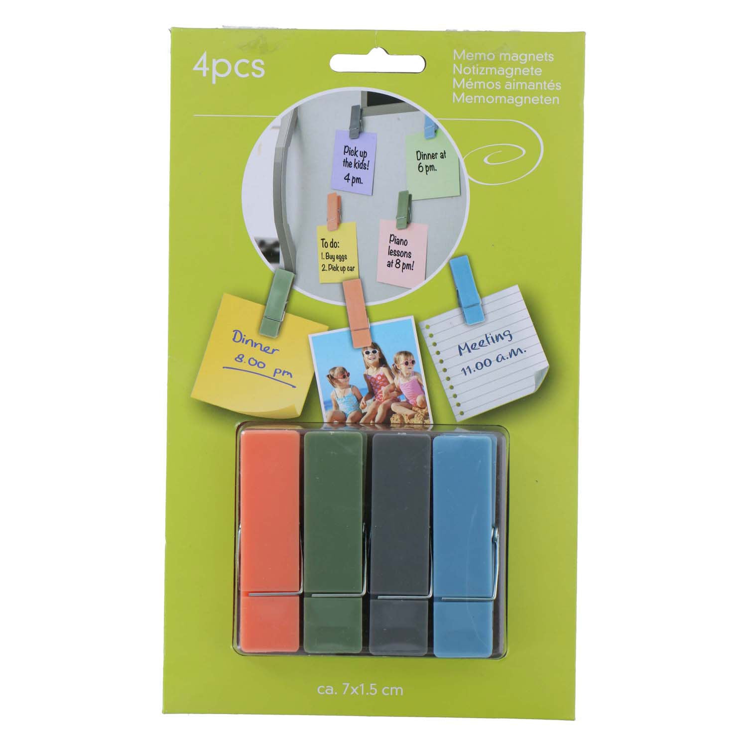 Aimants mémo - 4 pcs.