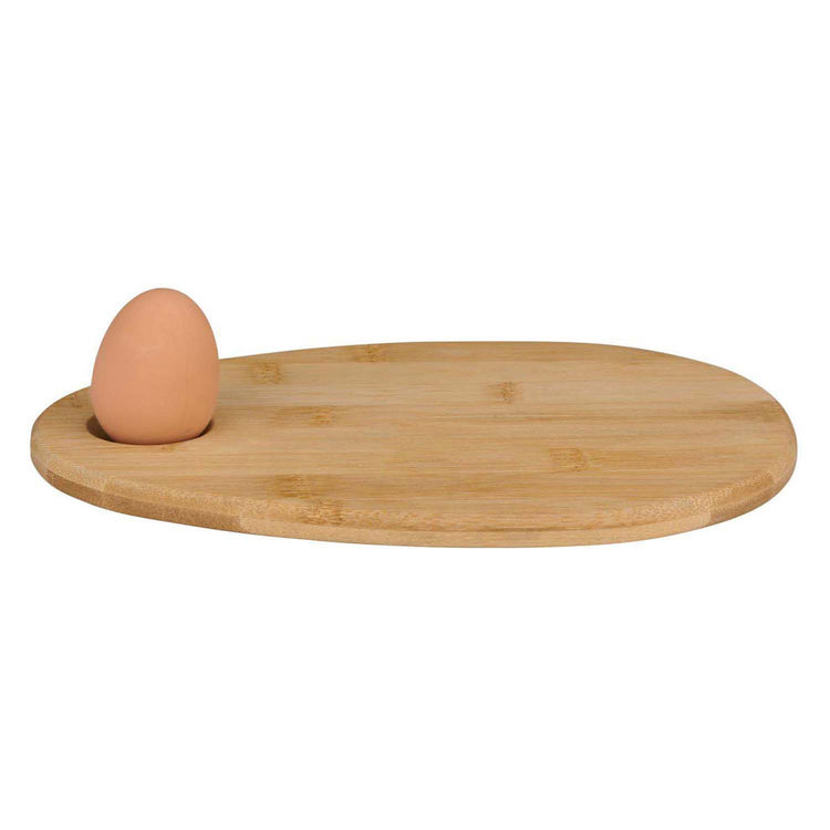 Assiette petit-déjeuner Alpina avec coquetier