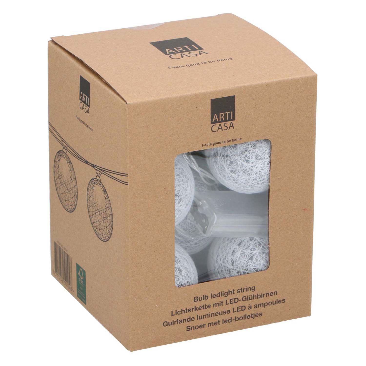 Cordon avec 10 boules LED