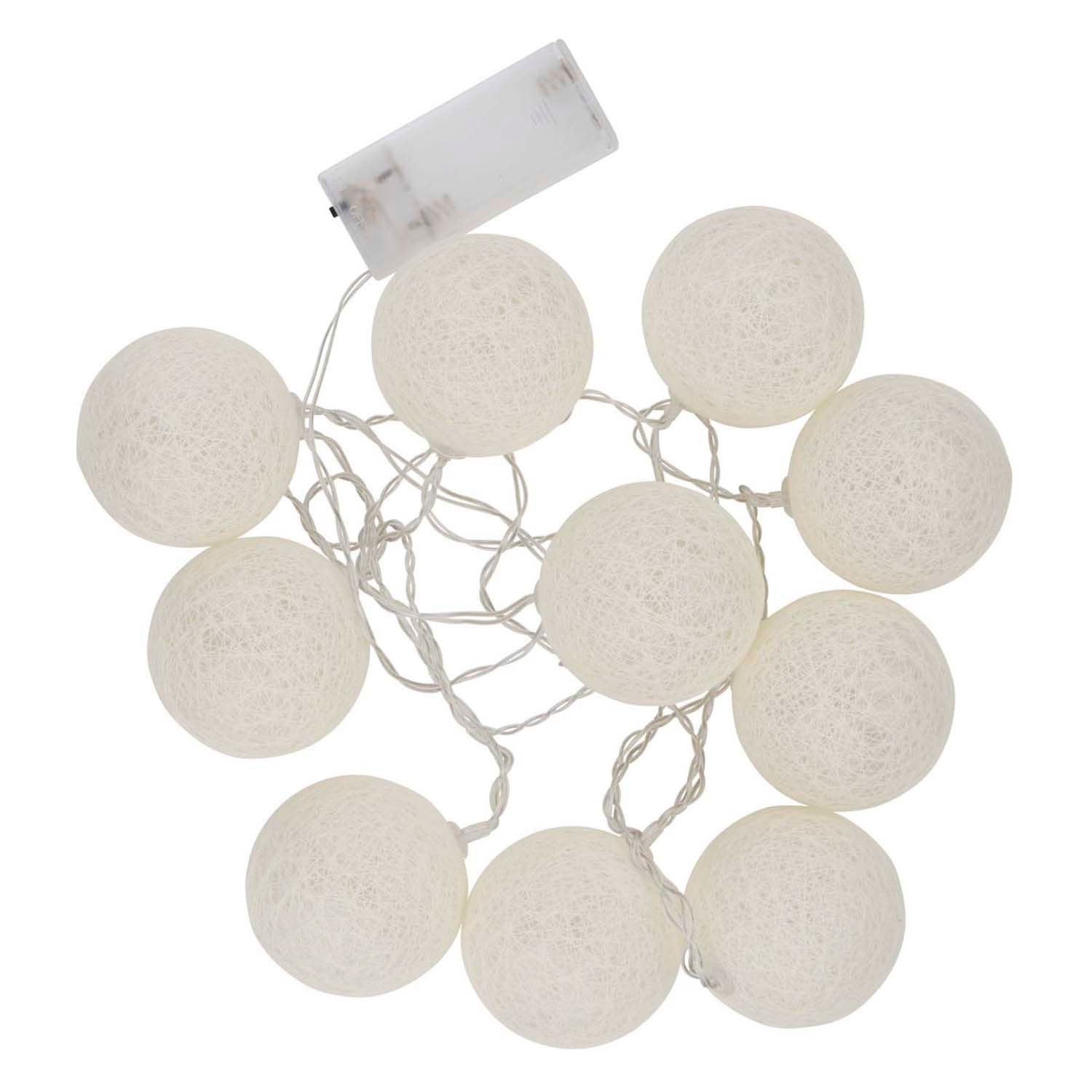 Cordon avec 10 boules LED