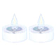 Bougies chauffe-plat solaires, 2 pcs.