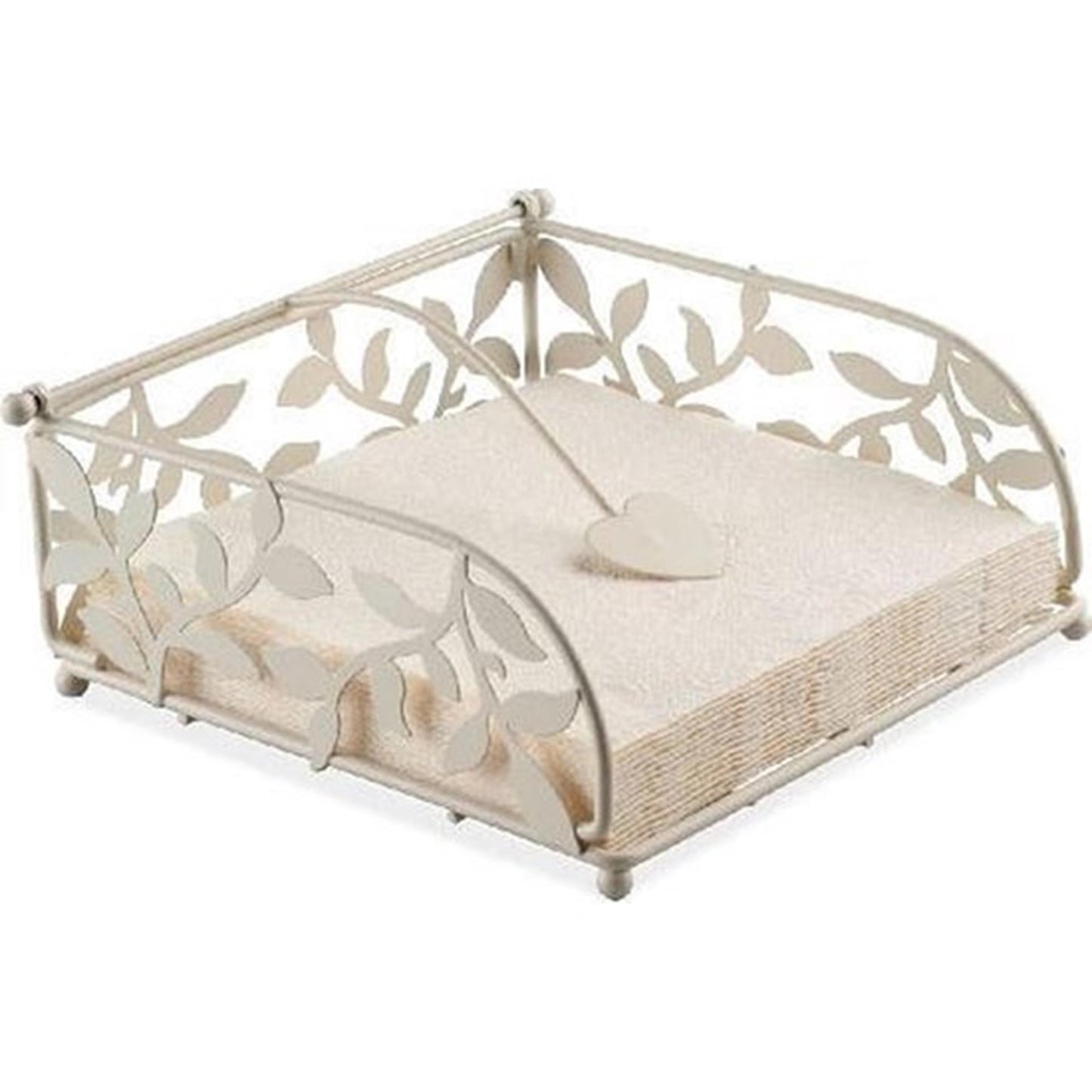 Ambiente Ambiente Napkin Holder 18x18 cm Crem Crème