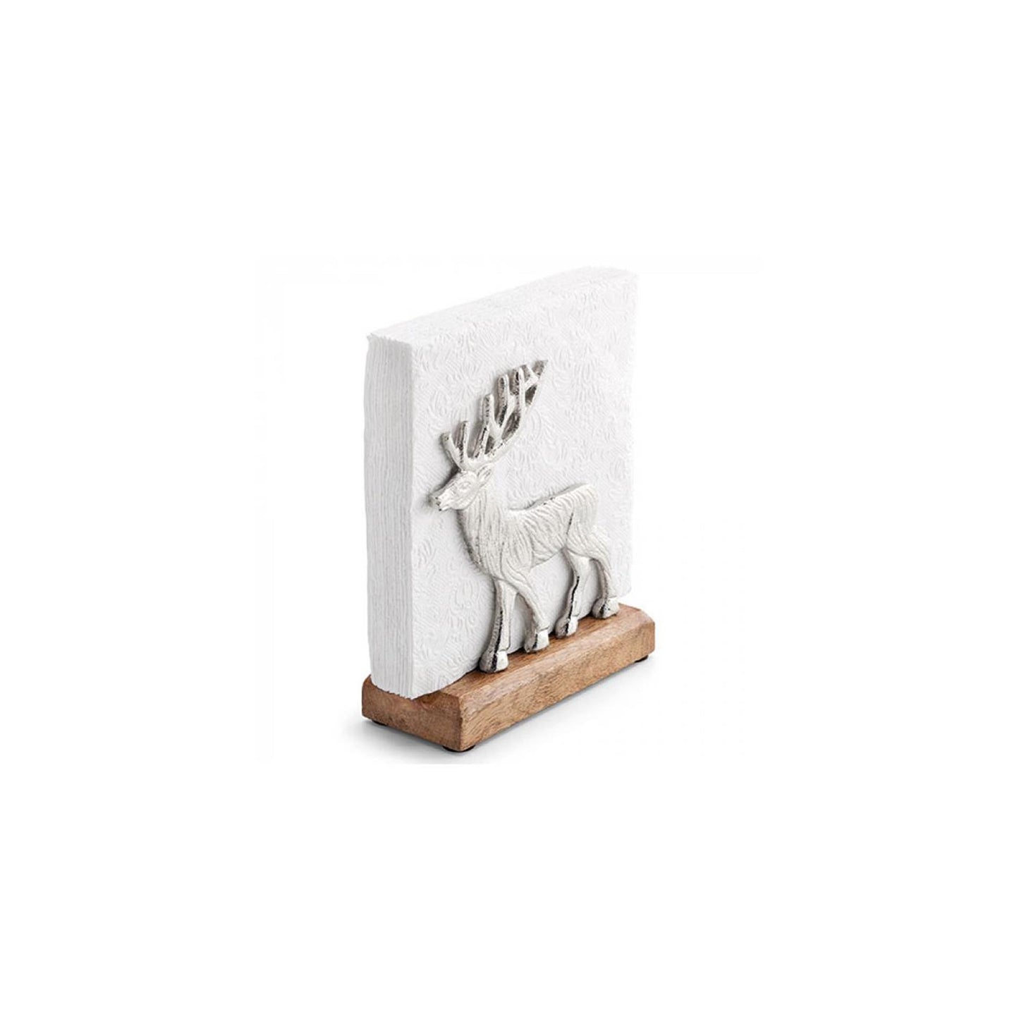 Ambiente porte-serviettes renne argent