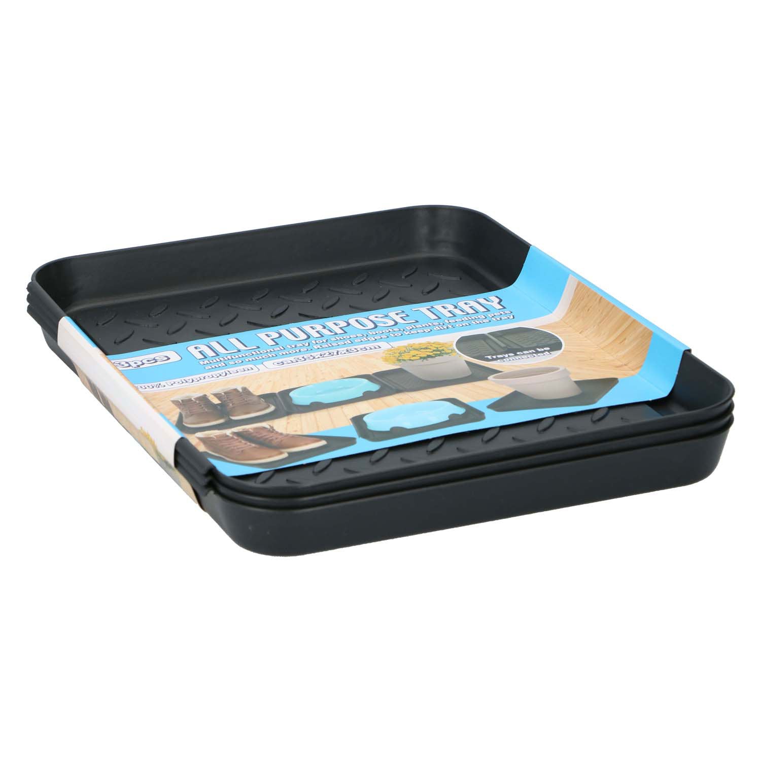 Tom Tom Colons multifonctionnels 35x27,5x3 cm 3 pièces noires