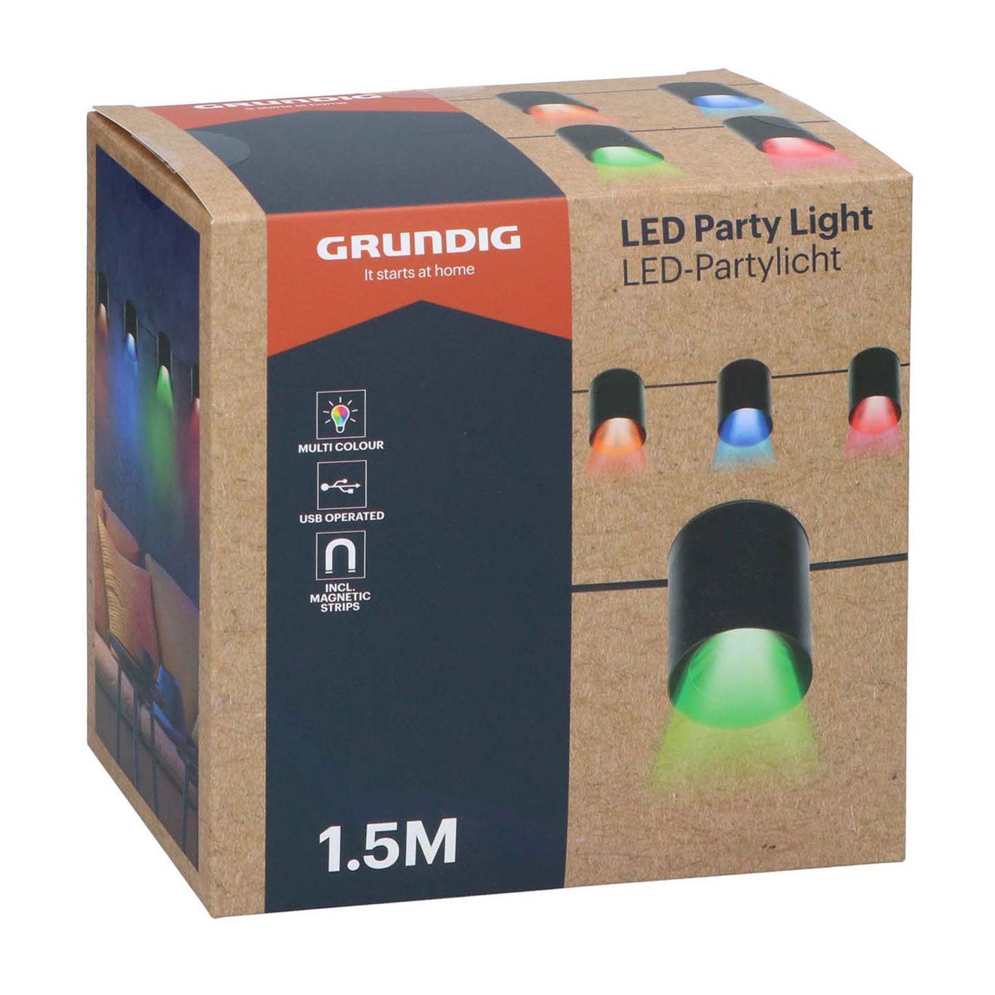 Éclairage de fête LED 1,5 m