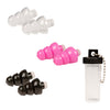 Jeu de bouchons d'oreilles réutilisables - 3 pièces.
