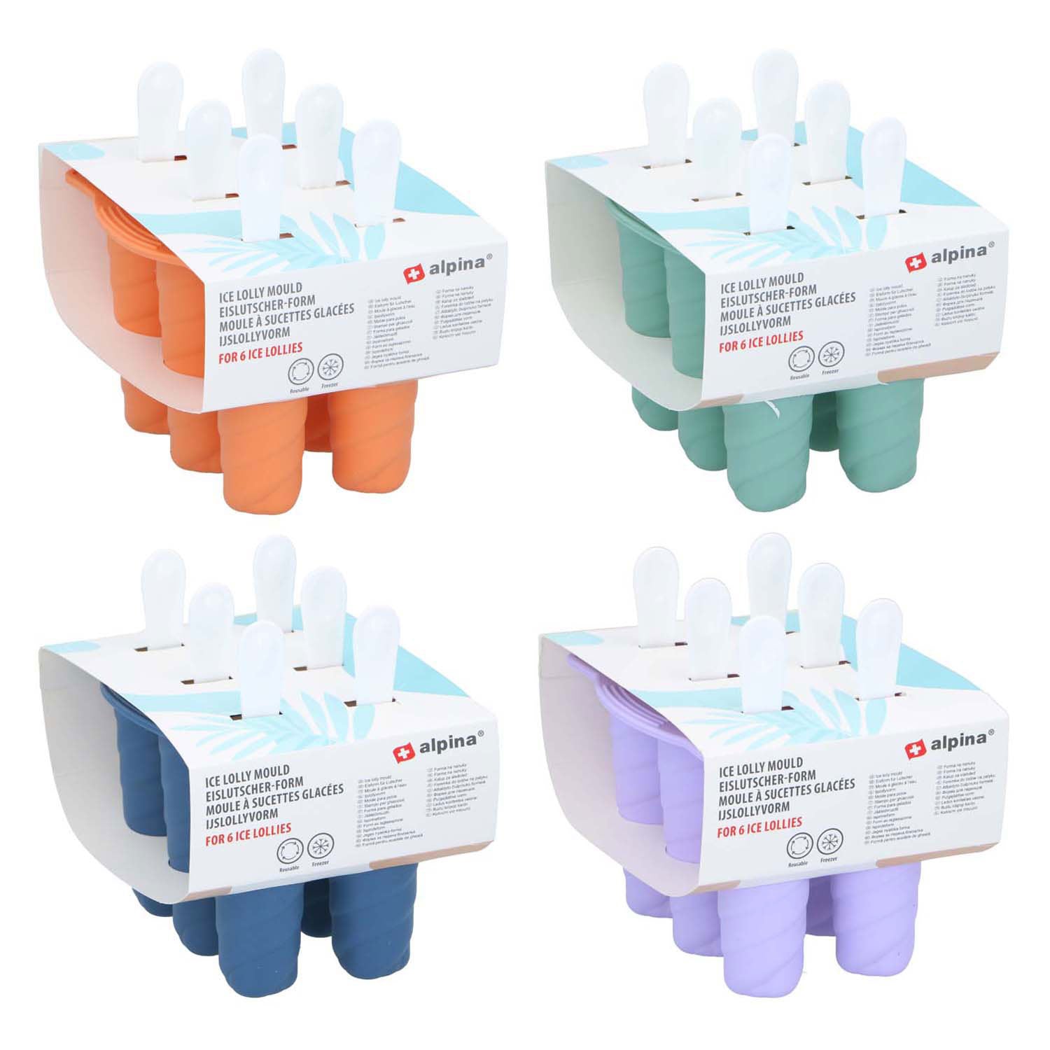 Moule à glaces, 6 glaces