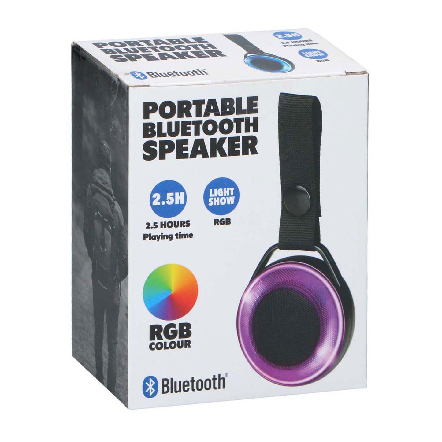 Enceinte Bluetooth portable avec éclairage