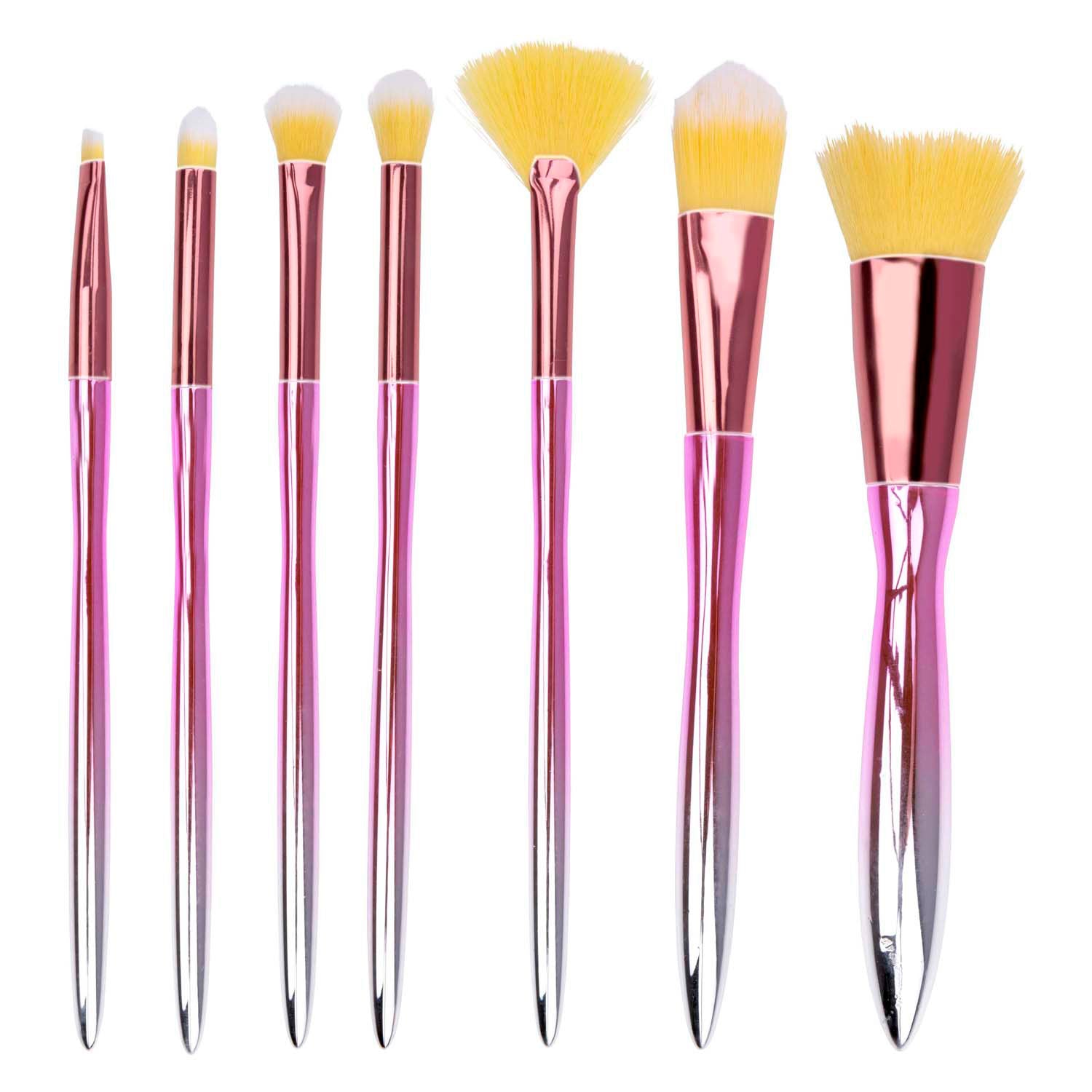 Pinceaux de maquillage, 7 pièces.