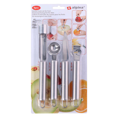Ustensiles de cuisine Alpina pour fruits en acier inoxydable