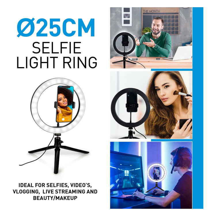 Ringlight sur trépied
