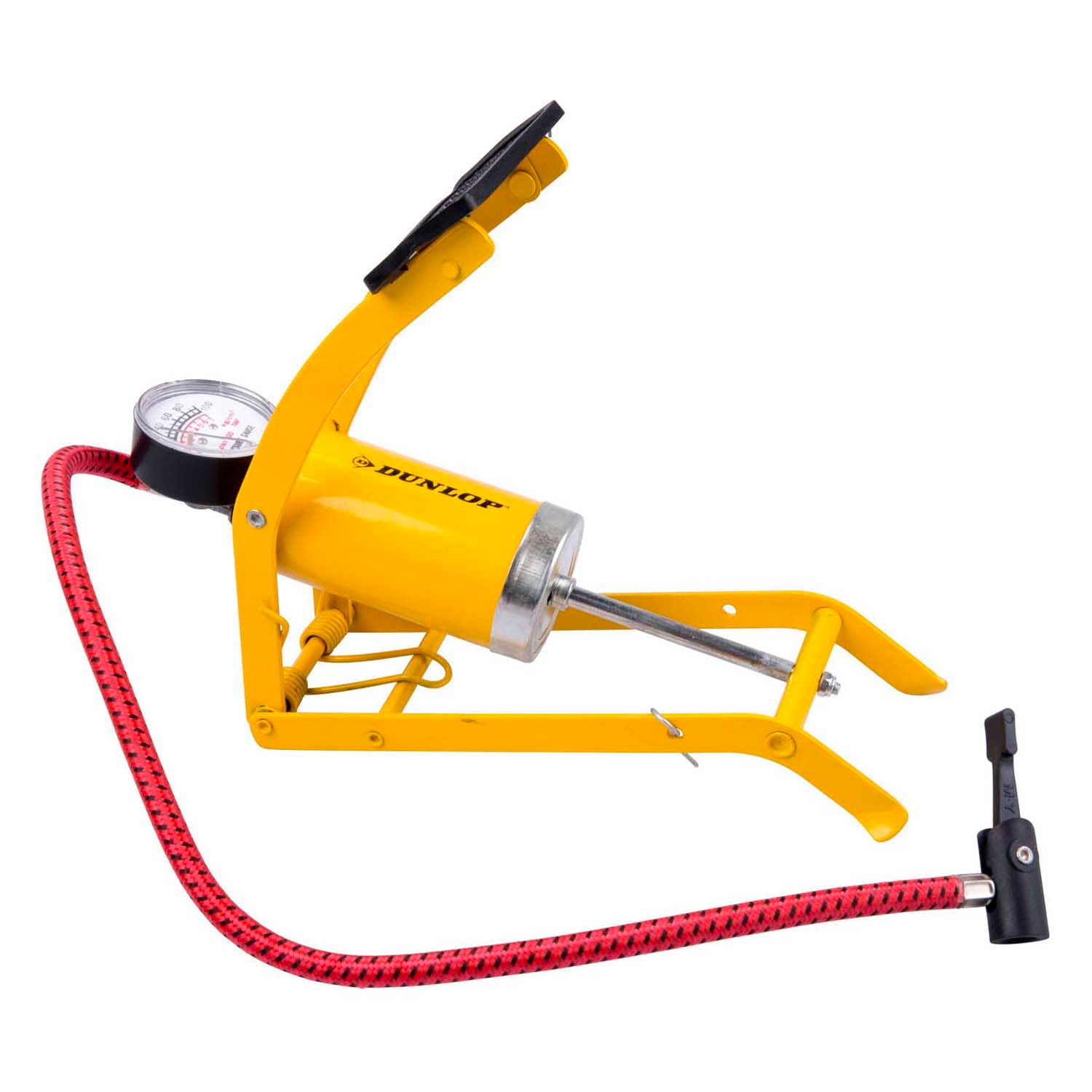 Pompe à pied Dunlop avec manomètre