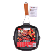 Poêle à griller pliable Alpina, 24x24 cm - afbeelding 2