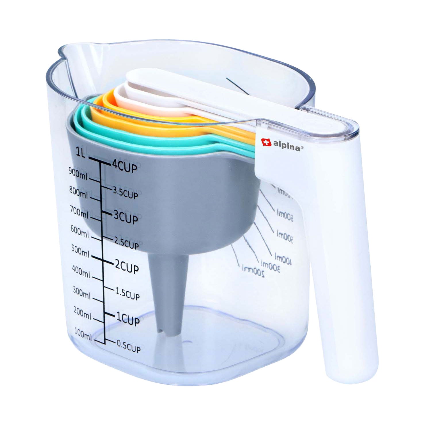 Ensemble de tasses à mesurer, 9 pcs.