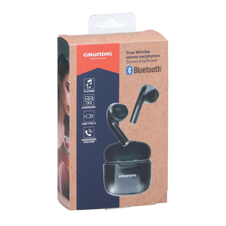 Bouchons d'oreilles sans fil noirs