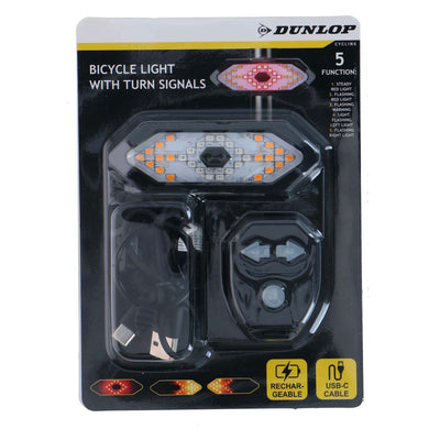 Lampe de vélo Dunlop avec indicateur de direction