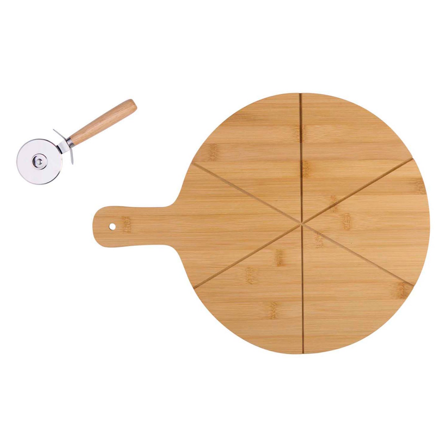 Planche à pizza et coupe-pizza Alpina, 2 pcs.