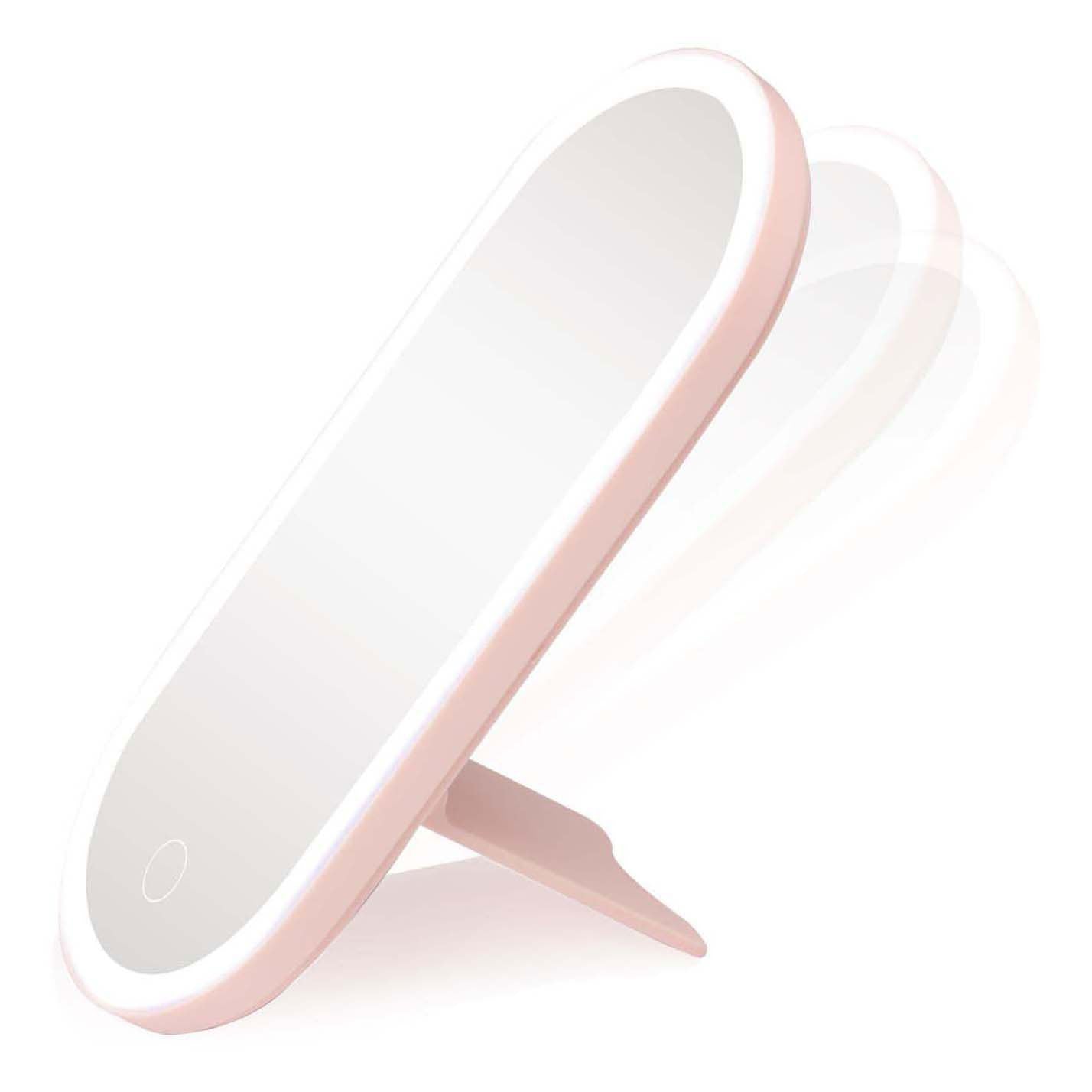 Trousse de beauté de voyage avec miroir LED
