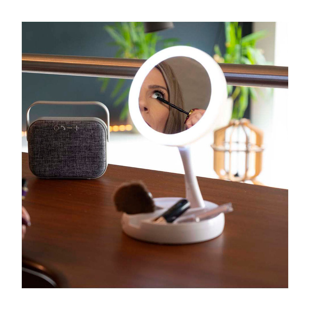 Miroir de maquillage avec LED