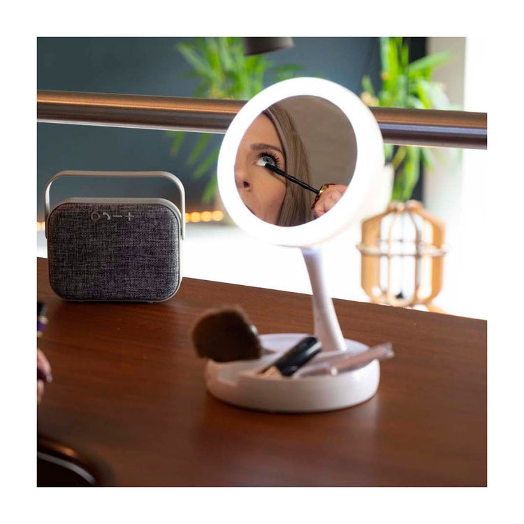 Miroir de maquillage avec LED