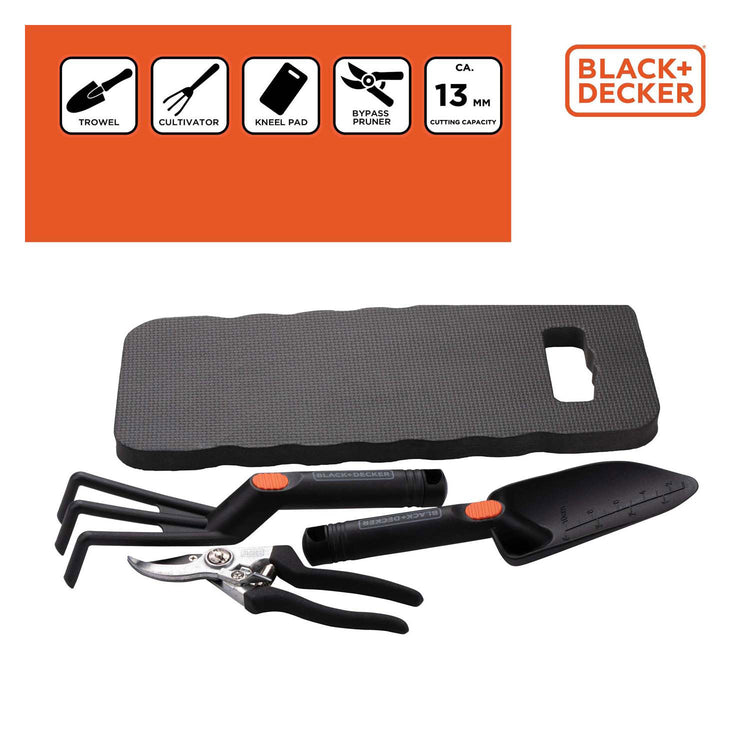 Black Decker Black Decker Garden Set 4 pièces