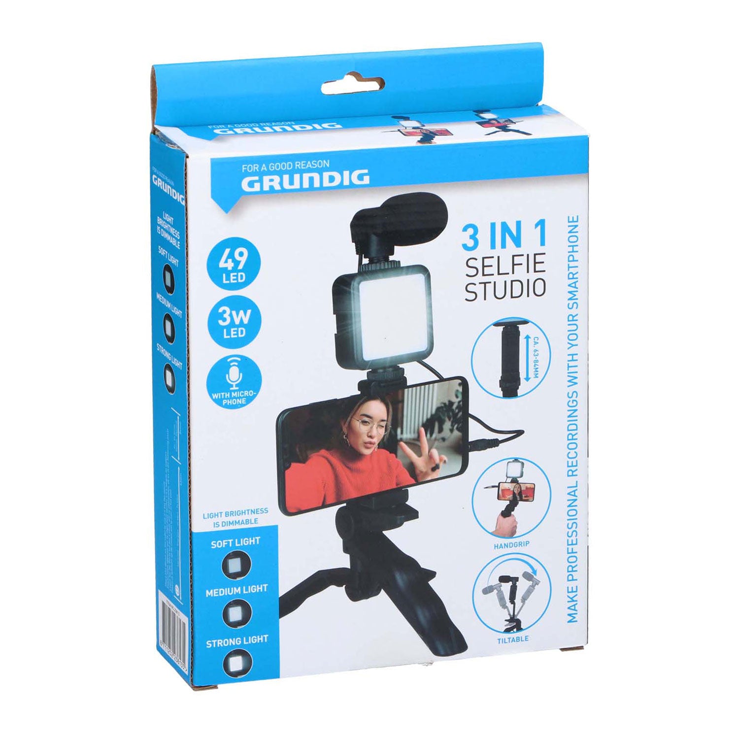 Kit de vlog pour studio selfie 3-en-1