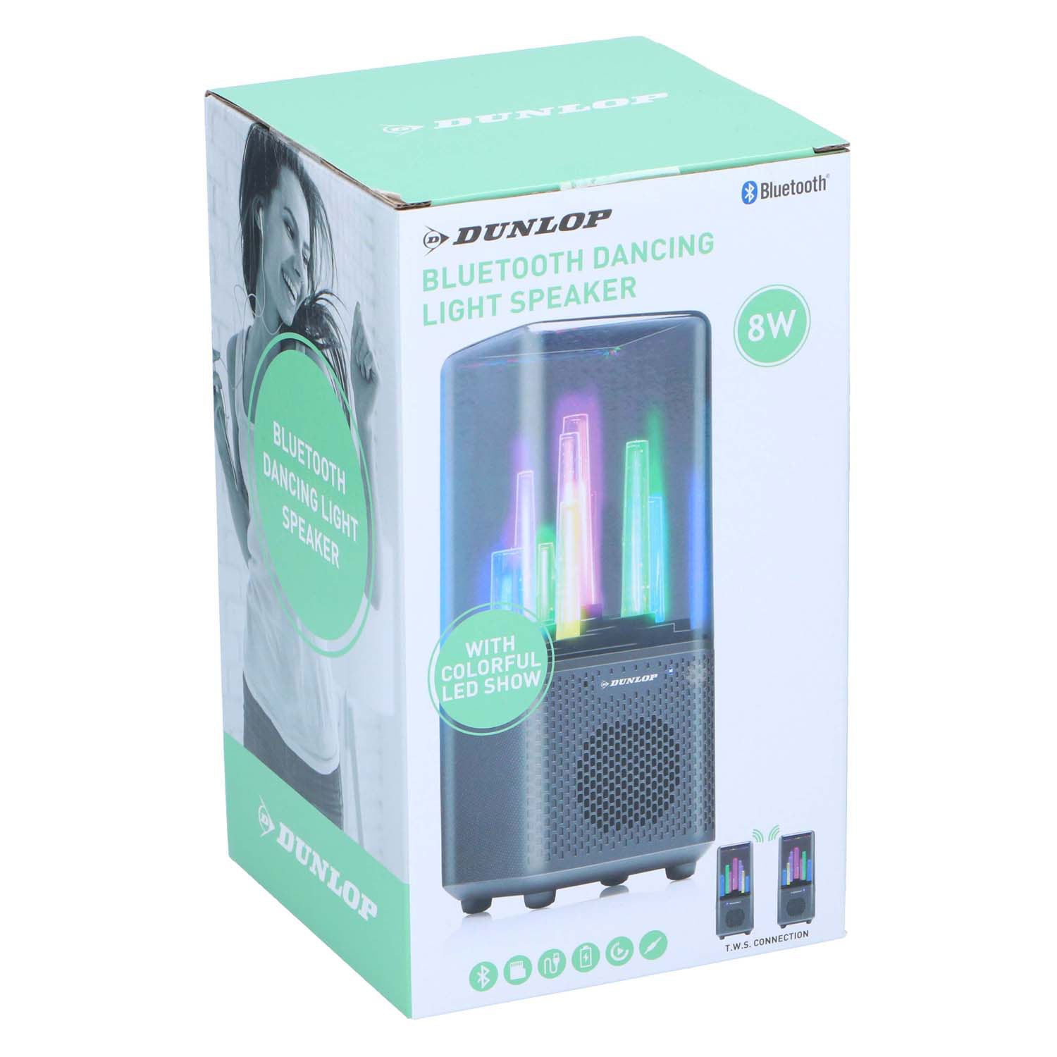 Haut-parleur Bluetooth avec lumière dansante