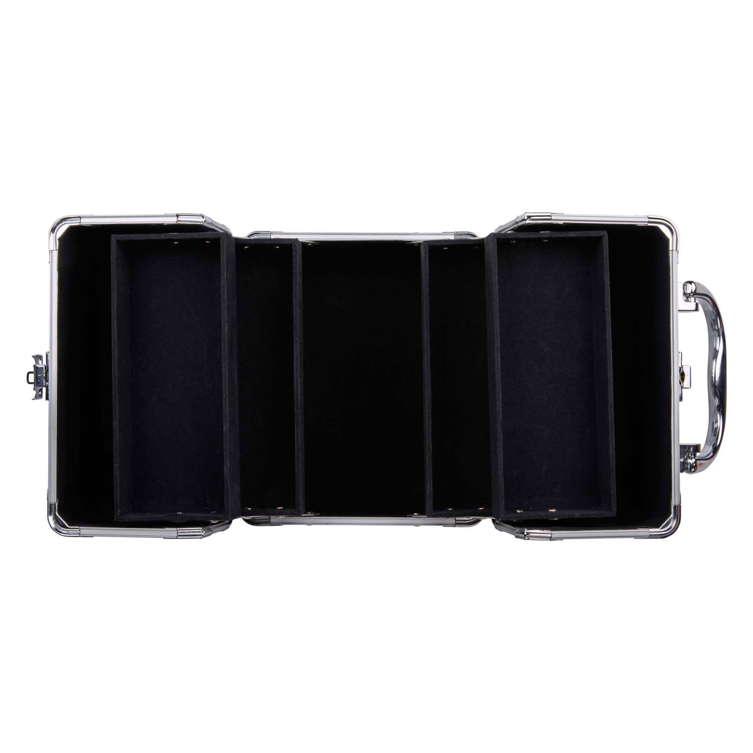 Trousse de maquillage argent